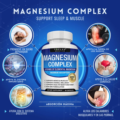 Magnesium Complex | 8 tipos de Magnesio Elemental