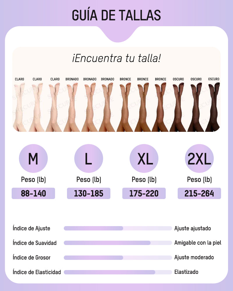 Medias Térmicas Adelgazantes de Una Sola Costura Virales